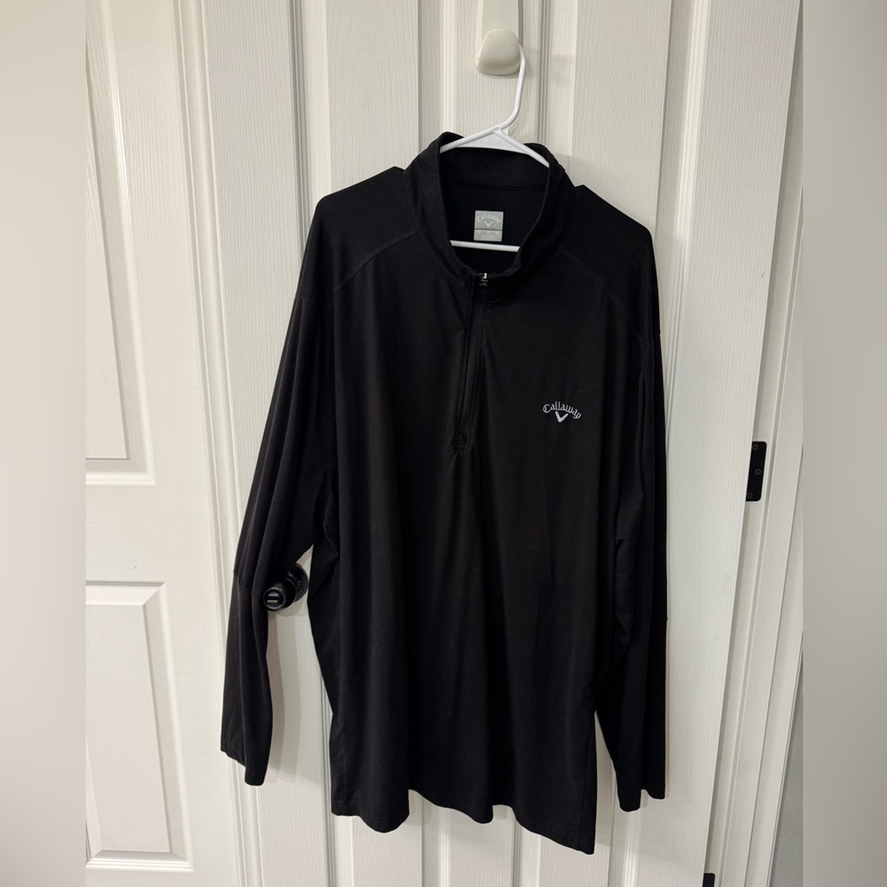 Callaway Men’s Black 1/4 Zip Golf Pullover